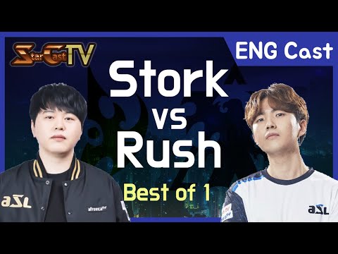 [ENG] Stork vs Rush on Polypoid (PvT) - Starcraft Remastered (StarCastTV English)