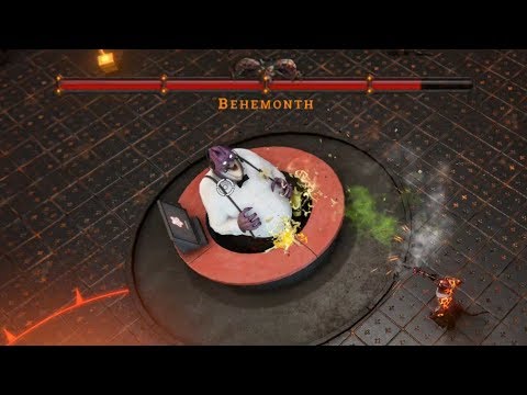 Big Drunk Satanic Massacre - Behemonth Boss Fight (Alpha) (PC)