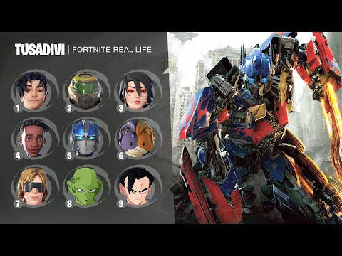 GUESS THE FORTNITE SKIN IN REAL LIFE - #5 - FORTNITE CHALLENGE | tusadivi
