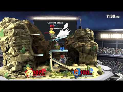 Super Smash Bros. Ultimate - VickiIcarusChan (Isabelle) vs. Neon (Mii Swordfighter)