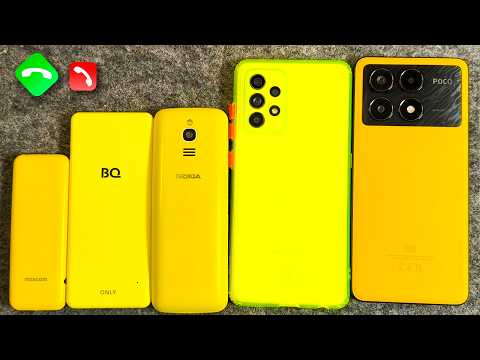 BQ Yellow Only VS Maxcom 111 VS Nokia Banana VS Poco X6 Pro VS Samsung A52s Incoming Calls