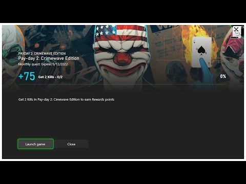 Payday 2 🏆 Xbox GamePass - Monthly Quest (November ´22)