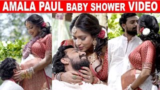 Actress Amala Paul Baby Shower Video😍  Jagat De