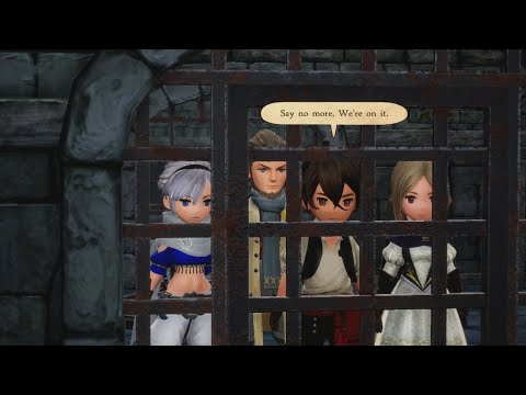 Bravely Default II - 192 - Chapter 5-31 - Side Quest: A Message from the Shadows - Boss (Hard)