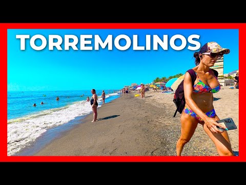 TORREMOLINOS Spain Beach Walk Playamar Malaga Costa del Sol | August 2025