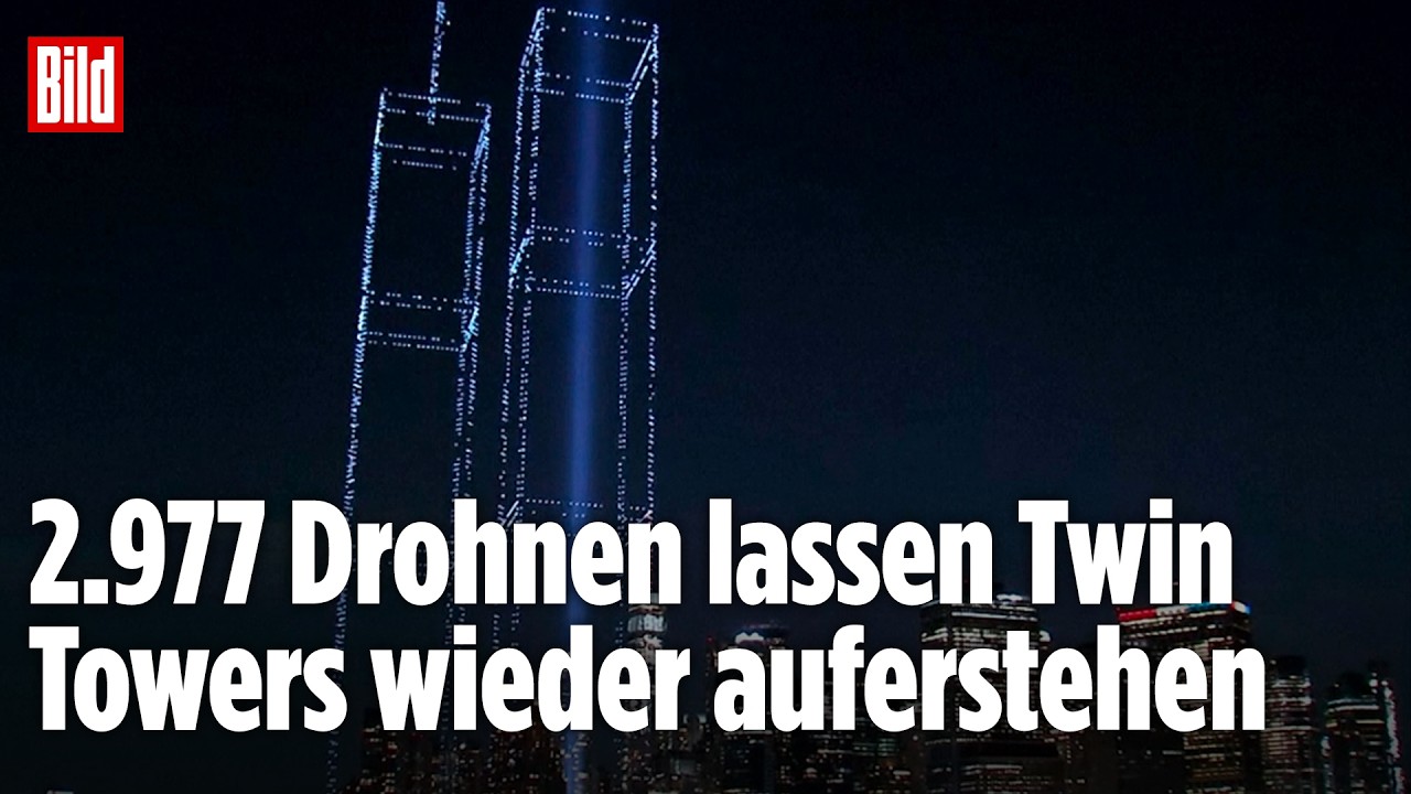 25 Jahre 9/11: New York gedenkt der Opfer mit Licht und Schweigeminuten
