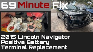 2015 Lincoln Navigator Positive Battery Terminal Replacement