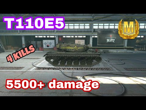 T110E5 / 5500+ damage / Ace Tanker on Canyon