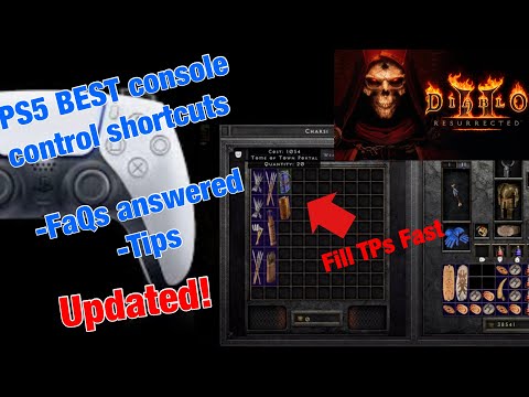 Diablo 2 Resurrected - PS5 - BEST console controls, shortcuts, tips and FAQs