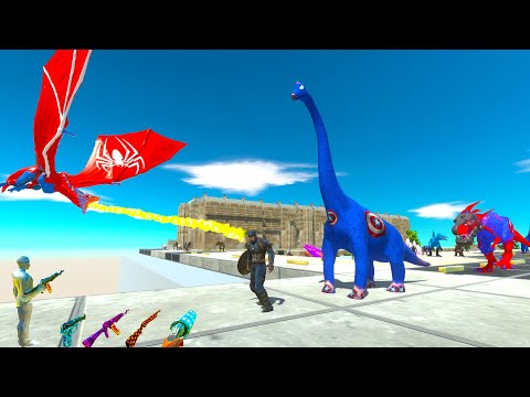 SPIDER-MAN DRAGON FPS AVATAR vs HERO CITY PARKOUR RESCUE MISSION - ARBS