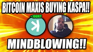 Kaspa, Bitcoin Maxis Are Bullish On Kaspa! (EMERGENCY UPDATE)