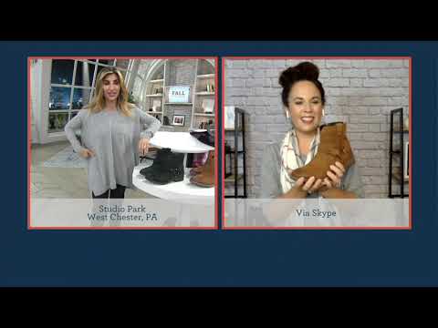 Earth Suede Ankle Boot with Buckle - Ash Everglade on QVC