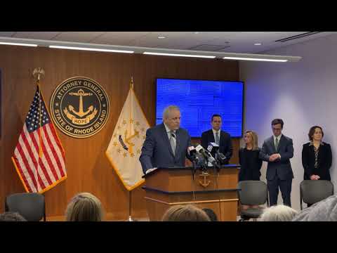 RI AG press conference on report on sexual abuse and its coverup in the Catholic Church