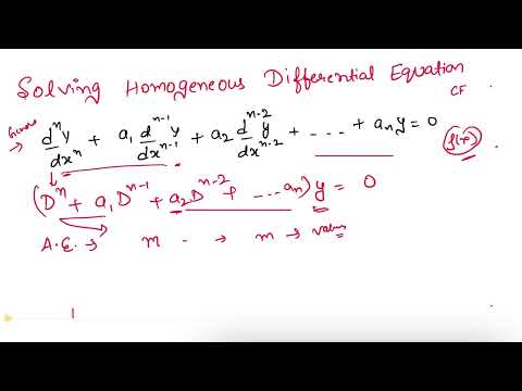 Solving Higher Order Homogeneous Differential Equation II Finding Complementary Fxn II Complex Roots