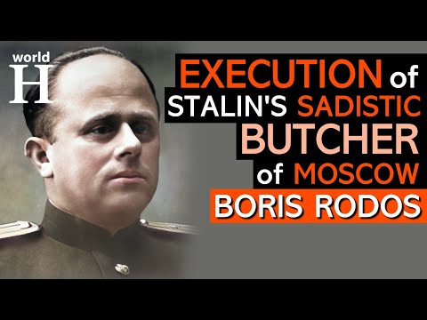 Execution of Boris Rodos - Brutal Torturer during Stalin's Reign of Terror
