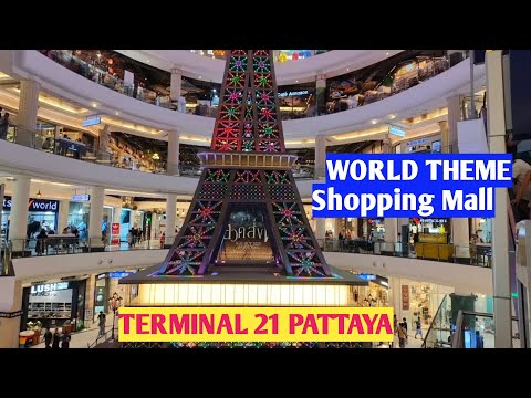 Shopping Mall Pattaya Terminal 21–Luxurious World-Themed Shopping Mall in Pattaya🇹🇭#walknashavlogs