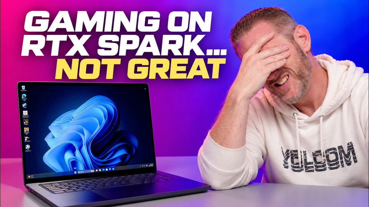 I tried gaming on the RTX Spark... Here's how it went...