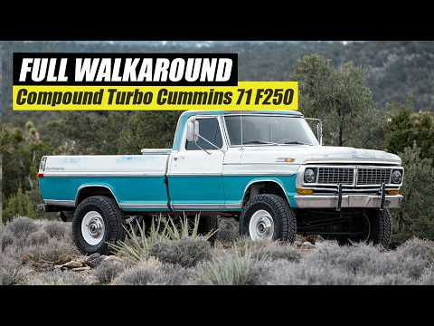 Compound Turbo Cummins 1971 Ford F250 || Full Walkaround and Giveaway!