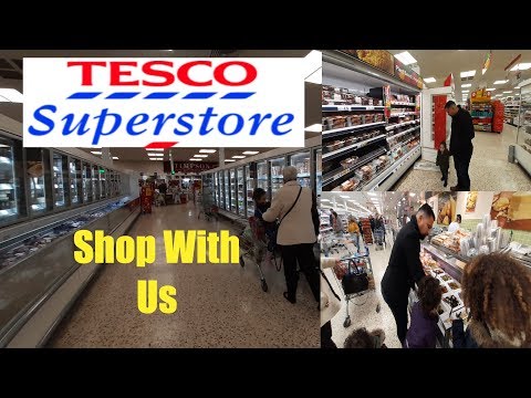 COMPRE CONOSCO NA TESCO EXTRA SUPERSTORE BLACKPOOL TOUR NO SUPERMERCADO BRITÂNICO TOUR NA MERCEARIA