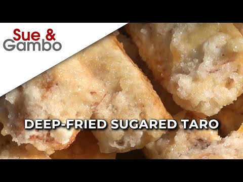 Deep Fried Sugared Taro Recipe