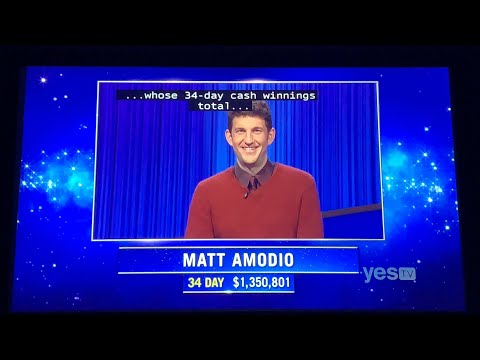 Jeopardy, intro - Matt Amodio DAY 35 (10/5/21)