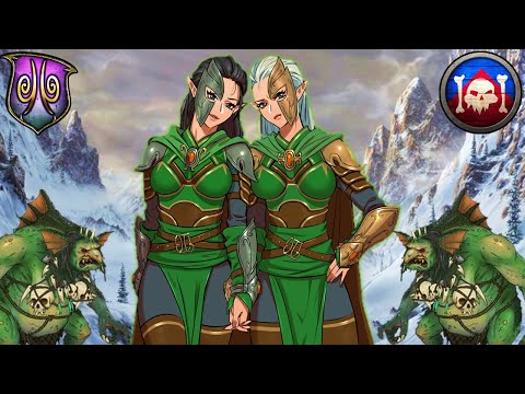 I LOVE TWINS - The Ghosts of Great Stag Past - Wood Elves vs. Greenskins - Total War Warhammer 2