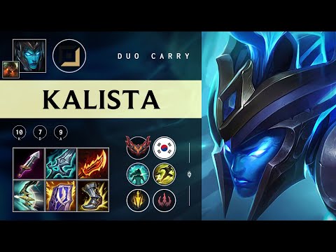 Kalista ADC vs Zeri - KR Grandmaster Patch 25.23