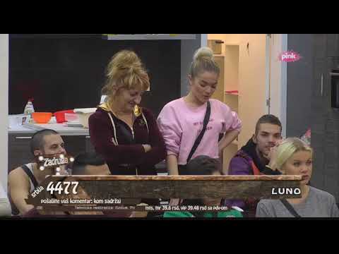 Zadruga - Goca priča da li bi tukla Teodoru - 20.02.2018.