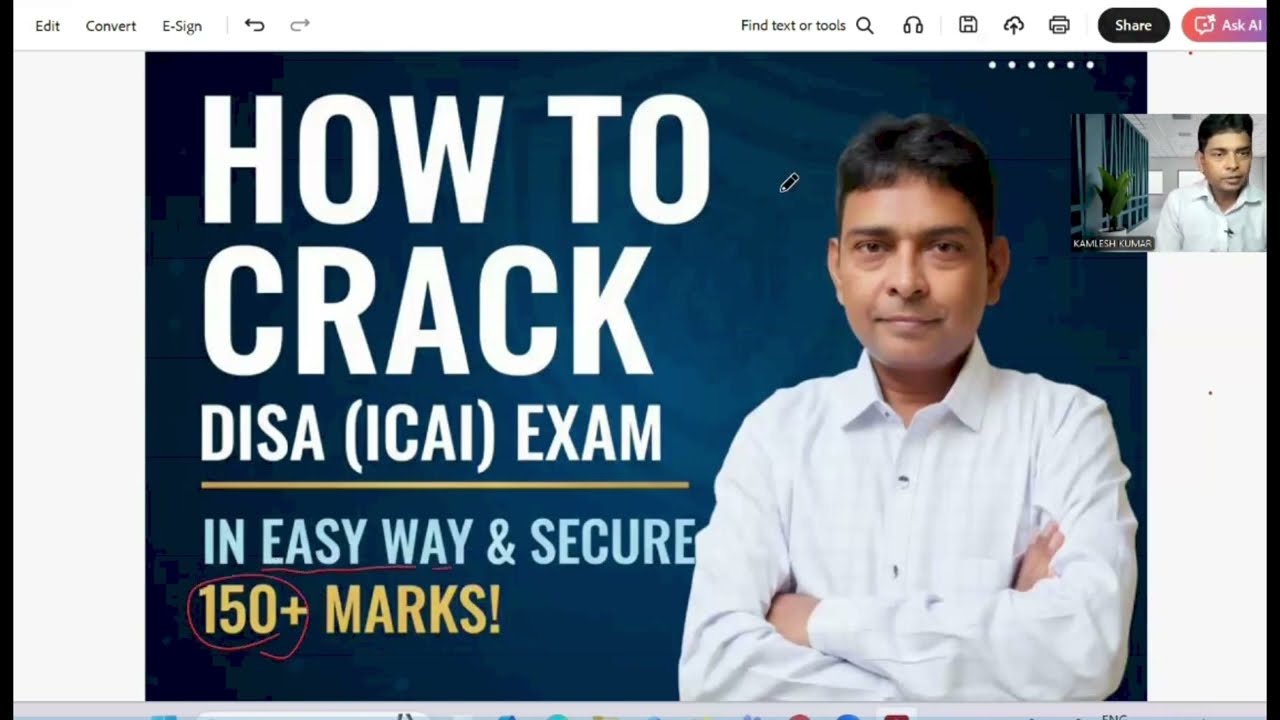 How To Crack DISA (ICAI) Exam In Easy Way And In Single Attempt? | DISA Exam Kaise Pass Kare?