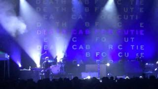 Ben Gibbard with Death Cab for Cutie has a breakdown