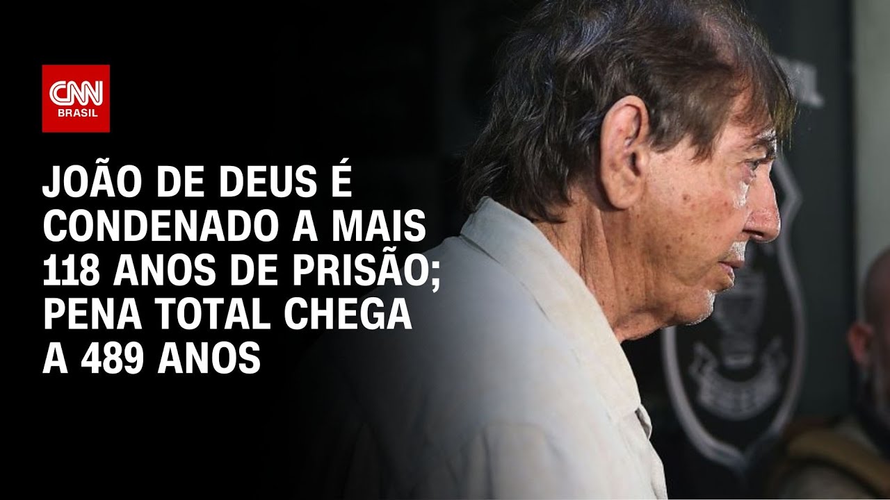João de Deus é condenado a mais 118 anos de prisão; pena total chega a 489 anos | LIVE CNN