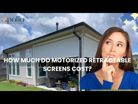 How Much do Motorized Retractable Screens Cost? #retractablescreens #howmuch #patiodesign