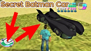How To Find The BATMAN Car in GTA Vice CIty? (Hidden Secret Place)