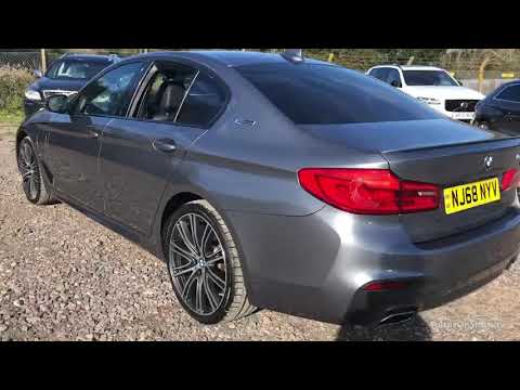 NJ68NYV BMW 5 SERIES 530E M SPORT BLUE 2018, Cambria Doves Horsham