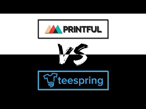 PRINTFUL vs TEESPRING (Comparison of Samples + Pros & Cons)