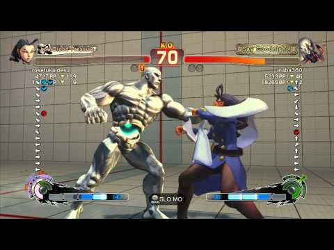 SSF4 AE: rosetukaidesu (Rose) vs inaba360 (Seth) - Ranked Match (720p HD)