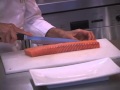 Разделка лосося для суши и сашими 