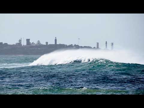 The waves at Point Lonsdale 14th July 2026 , Victoria, Australia.