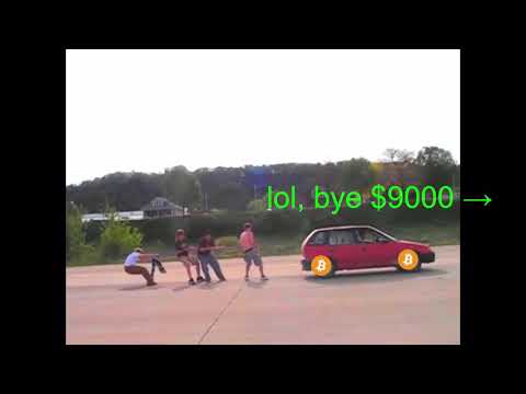 Bitcoin funny | battle to $9k