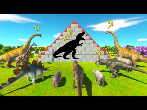 PYRAMID DINOSAURS QUIZ BATTLE FUNNY - Animal Revolt Battle Simulator
