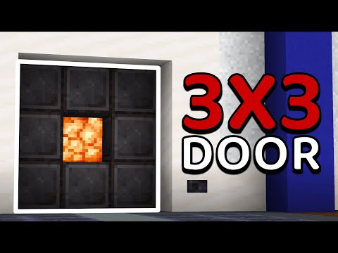 The BEST Piston Door In Minecraft!