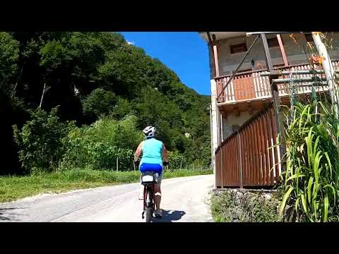 Valle di Schievenin MTB climb – Schievenin to Santa Barbara cave (timelapse)