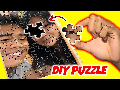 Make Jigsaw Puzzle with Your Own Photo (DIY Gift)