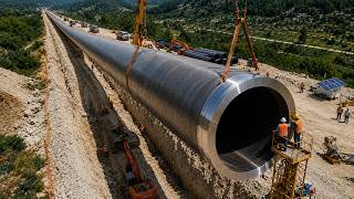 How Israel Built 12,000 km of Giant Water Pipes to Survive the Desert. Mega Engineering Documentary
