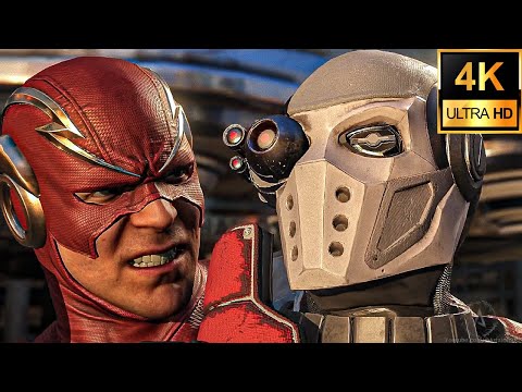 Deadshot Shoots Flash(Barry Allen) Suicide Squad Cinematic Scene | INJUSTICE 2 | 4K UHD
