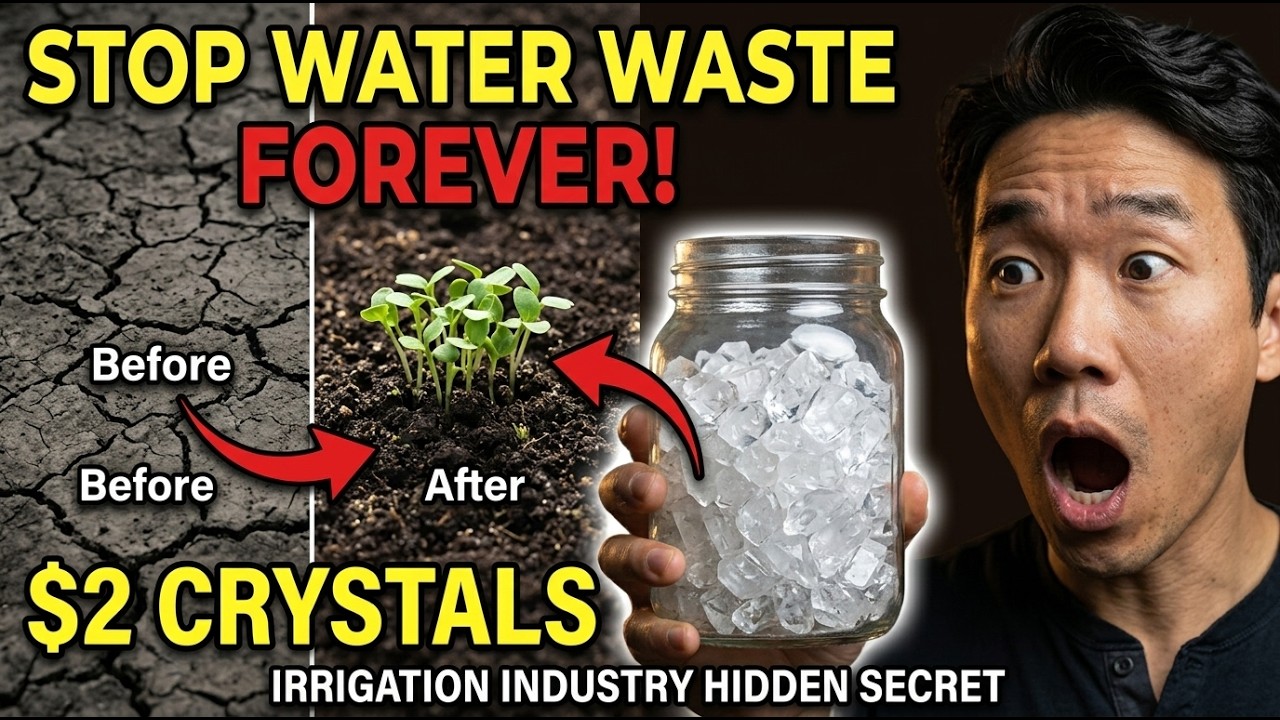 The $2 Crystal That Cuts Your Water Bill in Half Irrigation Industry Buried This