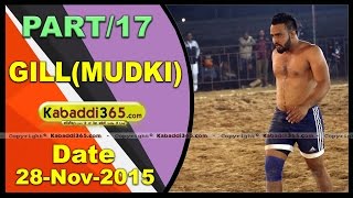 (13) Gill (Mudki) Kabaddi Tournament 28 Nov 2015