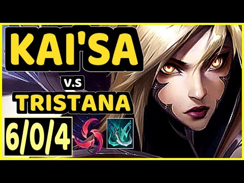 COMP (KAI'SA) vs TRISTANA - 6/0/4 KDA BOTTOM ADC CHALLENGER GAMEPLAY - EUW