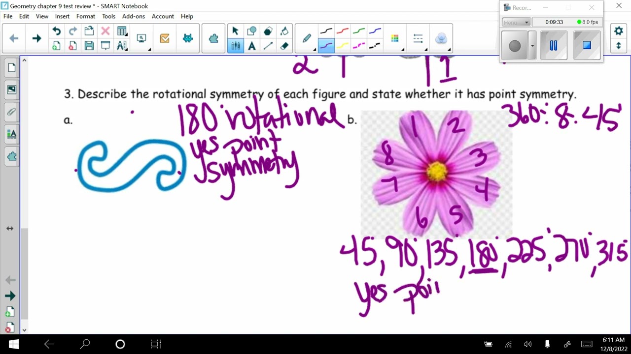 Geometry chapter 9 test review video