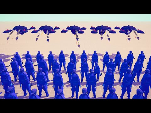 5X DARK DRONE vs 50X EVERY UNIT | Totally Accurate Battle Simulator TABS
